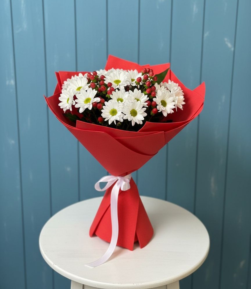 Букет цветов из: Хризантемы в Турово