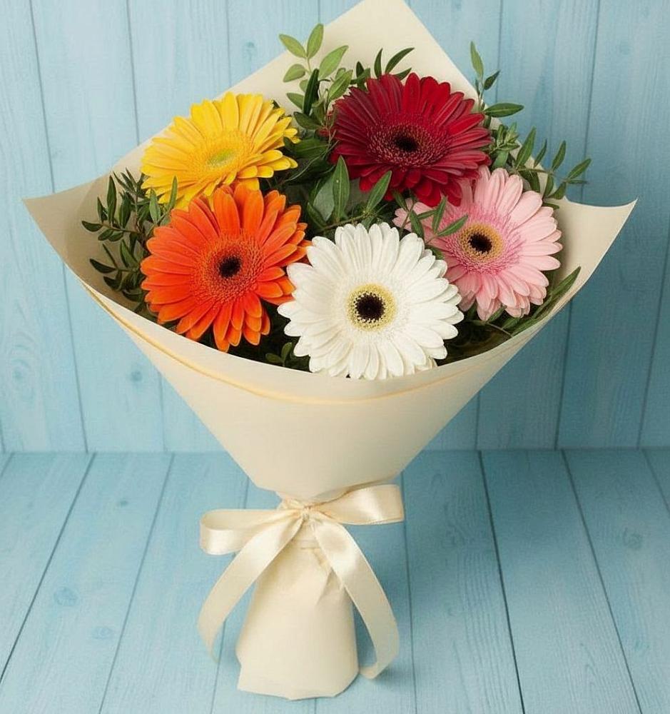 Букет цветов из: Герберы в Турово