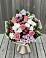 Букет цветов из: Альстромерии, Гвоздики, Розы и Хризантемы в Турово