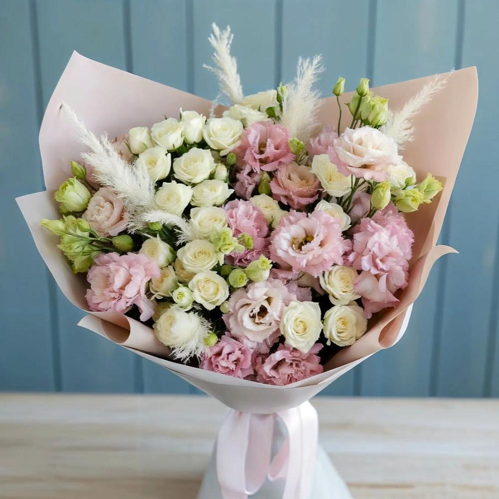 Букет цветов из: Альстромерии и Розы в Турово