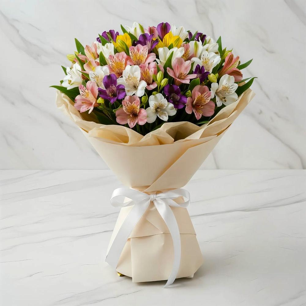 Букет цветов из: Альстромерии в Турово