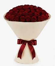 Букет 101 Бордовая роза Блэк Бакарра в Турово