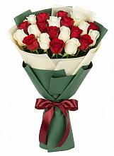 Букет Микс из красных и белых роз #REPLACE_PRED# Турово