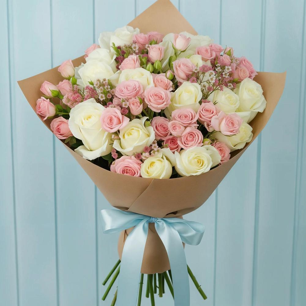 Букет цветов из: Розы в Турово