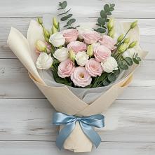 Букет цветов из:  Лизиантусы в Турово
