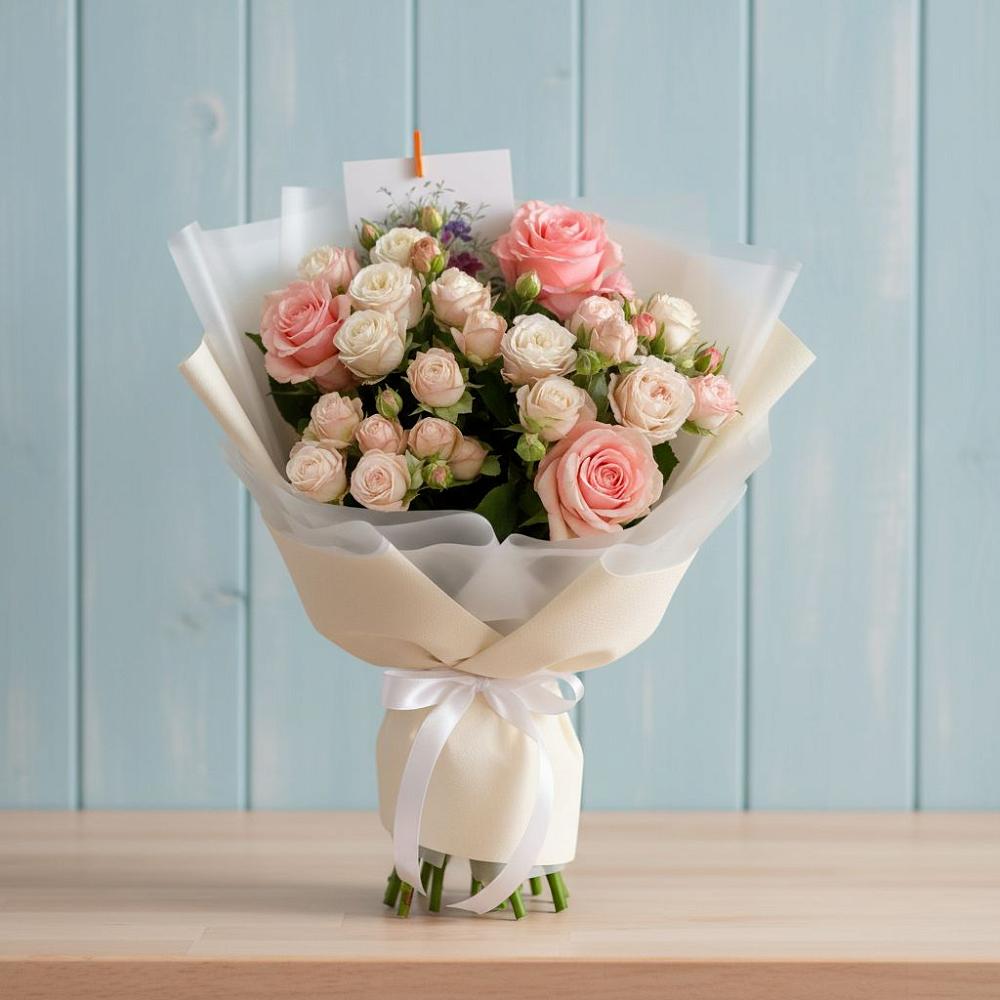 Букет цветов из: Розы в Турово