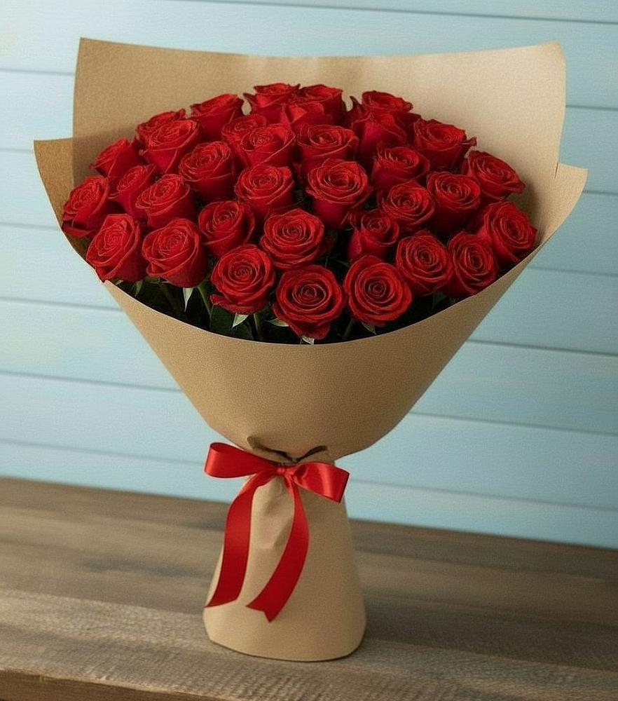 Букет Красные розы Милано в Турово