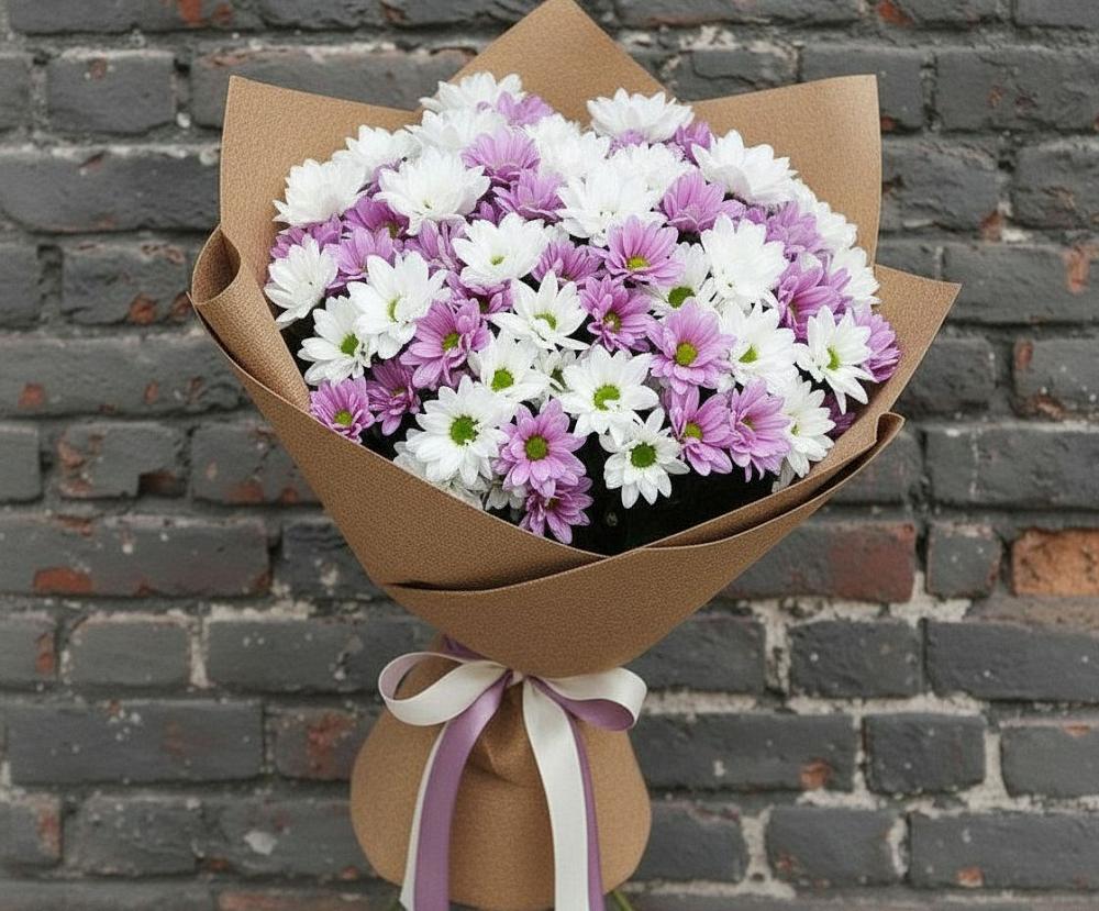 Букет цветов из: Хризантемы в Турово