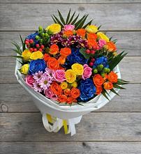 Букет цветов из:  Розы и Хризантемы в Турово
