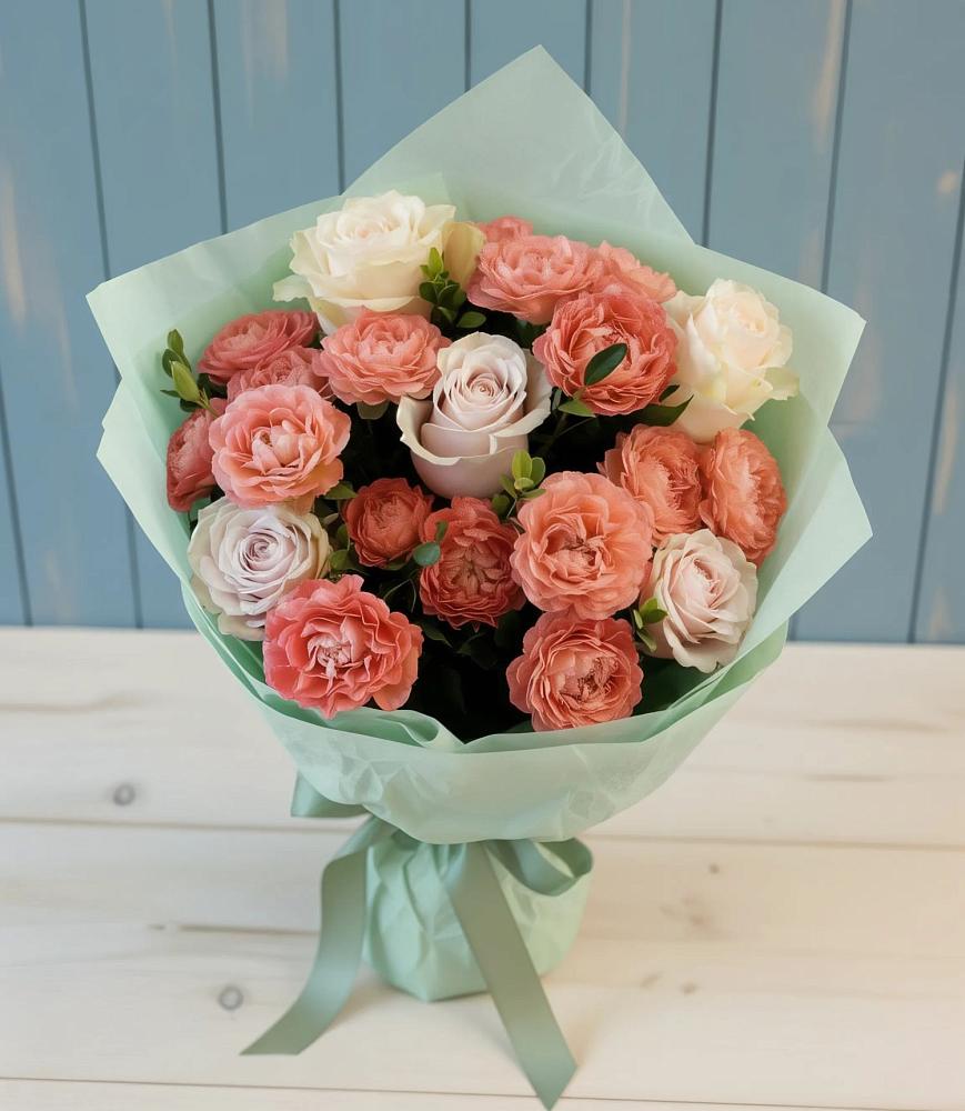 Букет цветов из: Розы в Турово