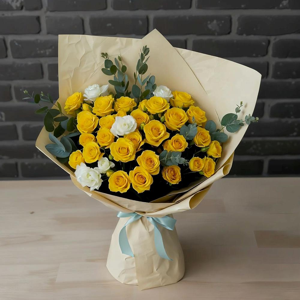 Букет цветов из: Розы в Турово