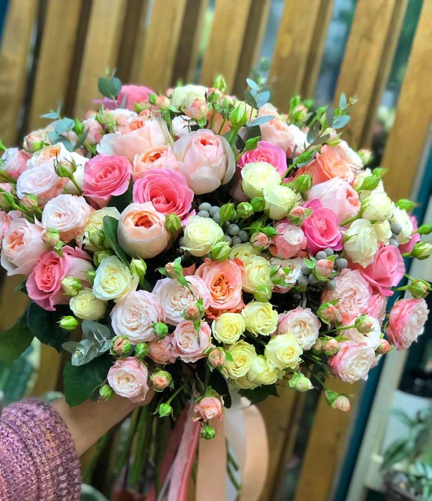 Букет цветов из: Розы в Турово