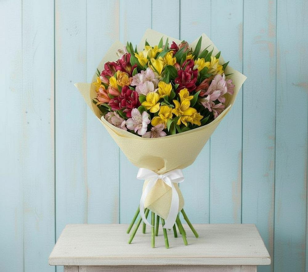 Букет цветов из: Альстромерии в Турово