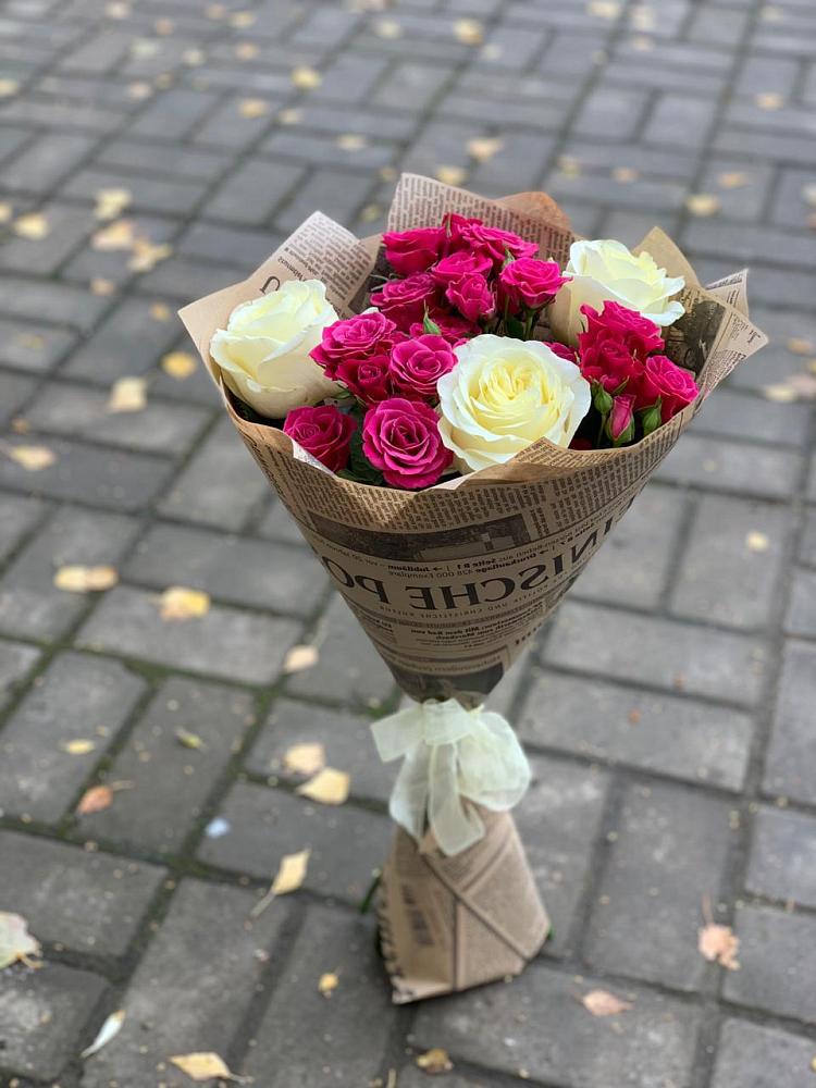 Букет цветов из: Розы в Турово