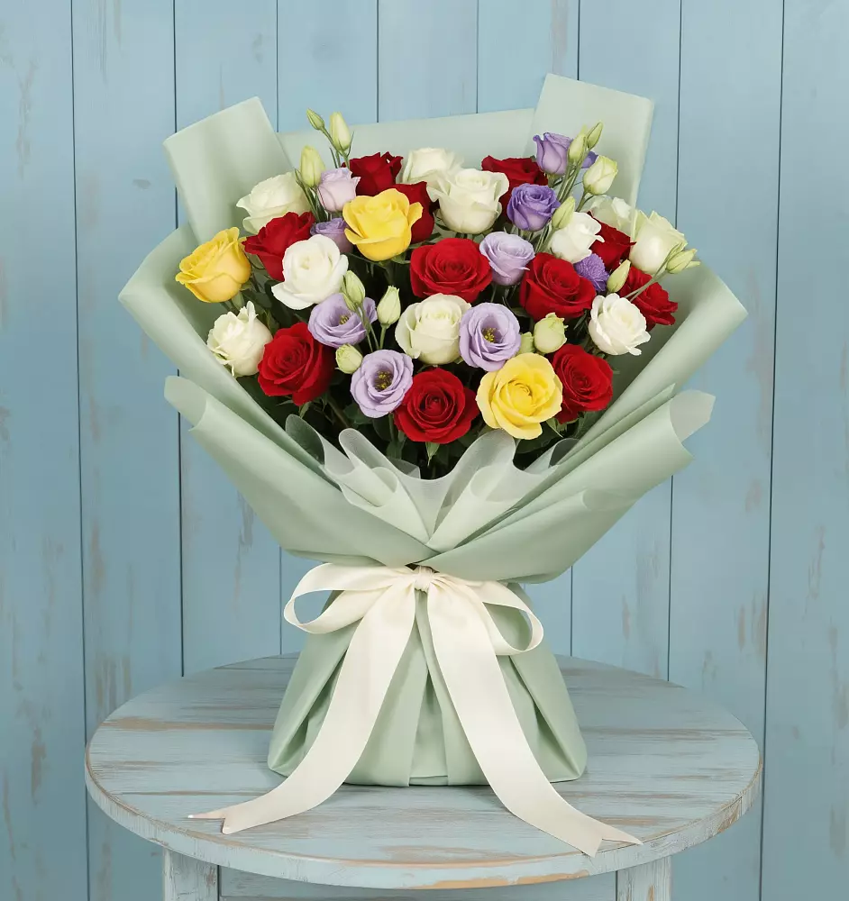 Букет цветов из: Розы в Турово