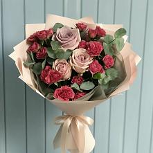 Букет цветов из:  Гвоздики и Розы в Турово