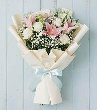 Букет цветов из:  Лилии #REPLACE_PRED# Турово
