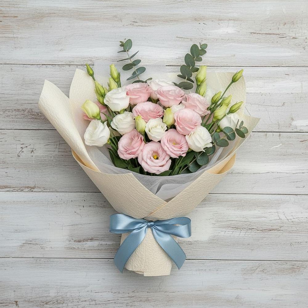 Букет цветов из: Лизиантусы в Турово